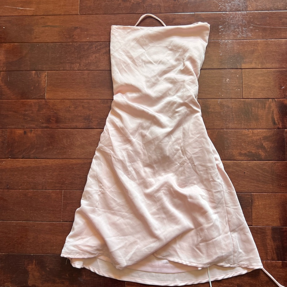 Princess Polly Light Pink Dress (has straps just can’t see in first picture)